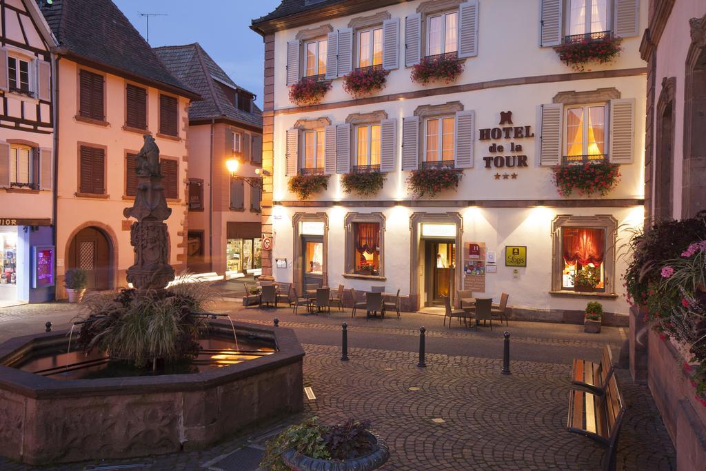 Logis Hotel De La Tour Ribeauvillé Zewnętrze zdjęcie