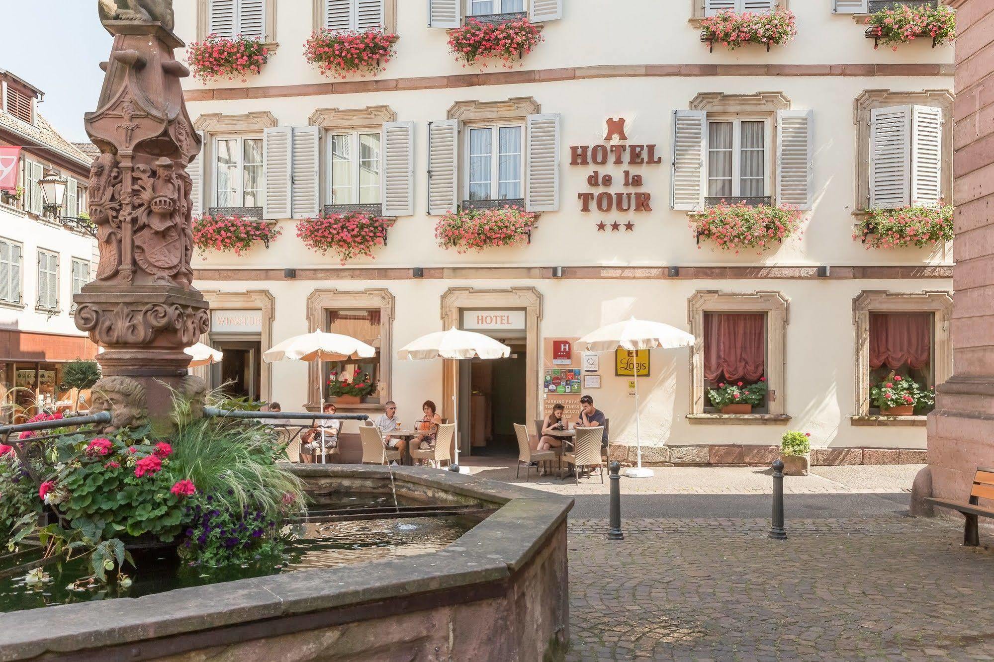 Logis Hotel De La Tour Ribeauvillé Zewnętrze zdjęcie