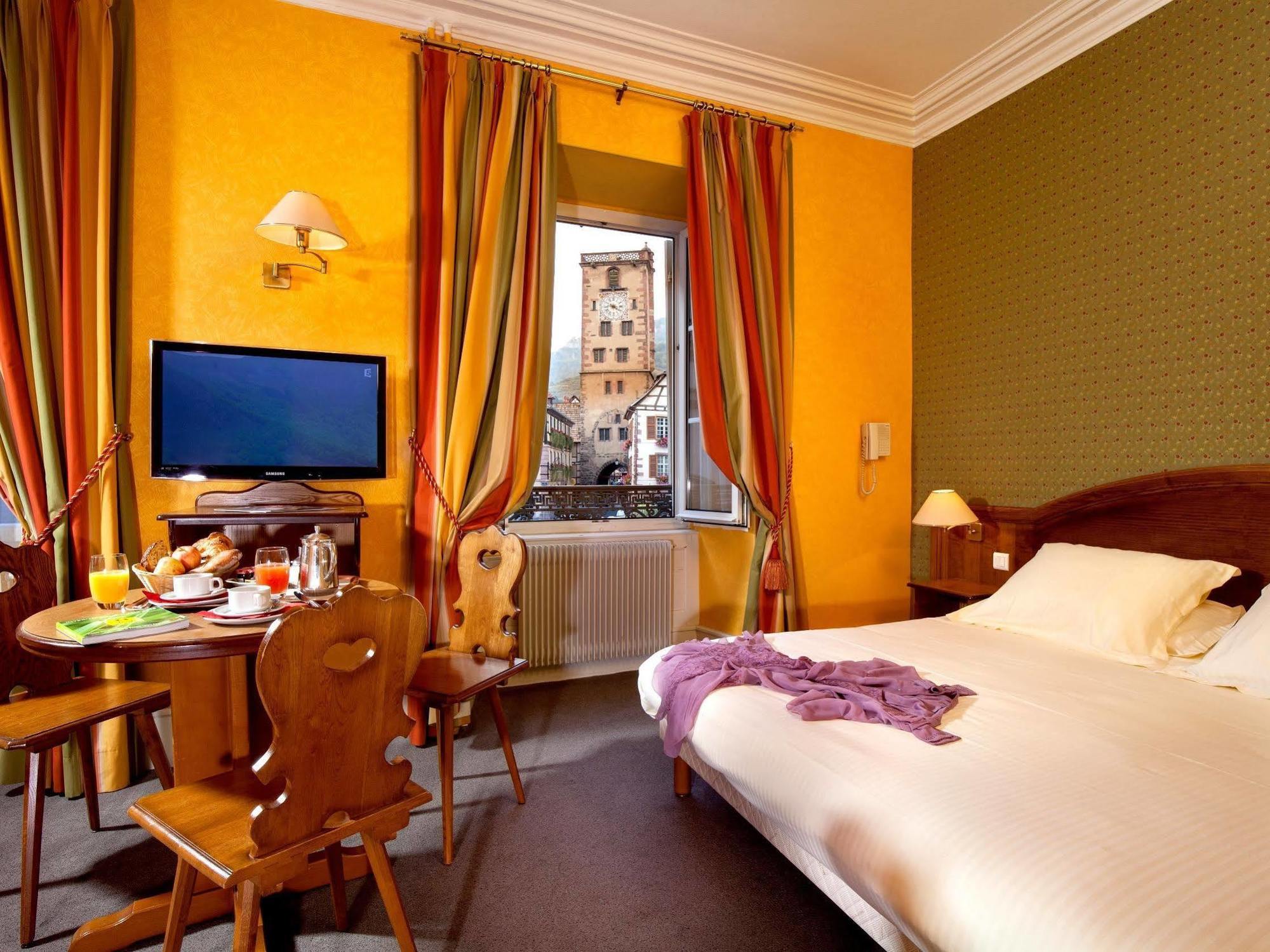 Logis Hotel De La Tour Ribeauvillé Zewnętrze zdjęcie